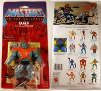 MOTU 1983 He-Man FAKER I Masters of the Universe MOC ULTRA RARE Evil Robot of SKELETOR! Mint on US Card!